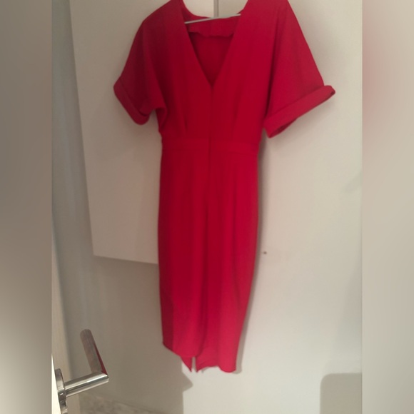 ASOS Midi Dress w/chic split - Picture 2 of 2